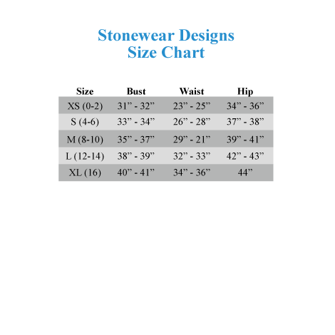 Stonewear Designs Size Chart