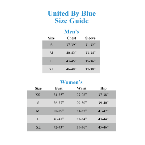 United By Blue Size Chart