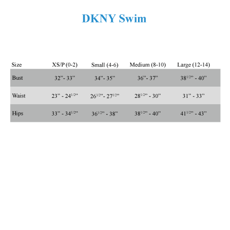 Dkny Size Chart