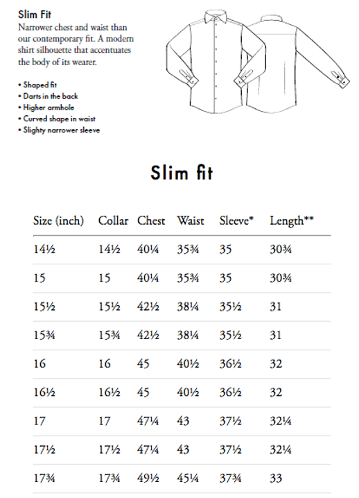 eton size chart