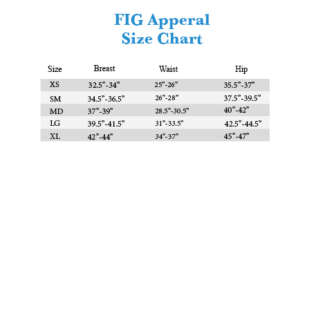 Figs Size Chart