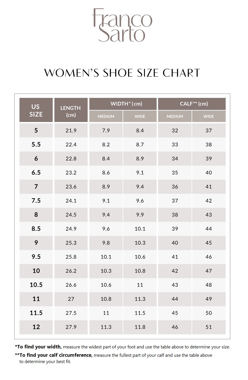 Zappos Shoe Size Chart