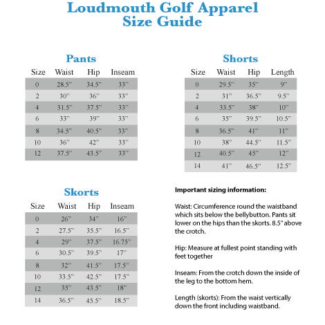 Loudmouth Golf Blue White Skort | Shipped Free at Zappos
