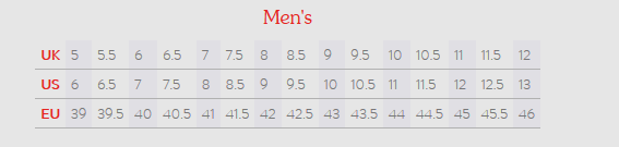 Massimo Matteo Size Chart