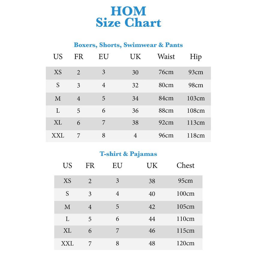 Joe Boxer Briefs Size Chart