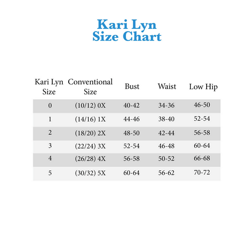 Hue Size Chart