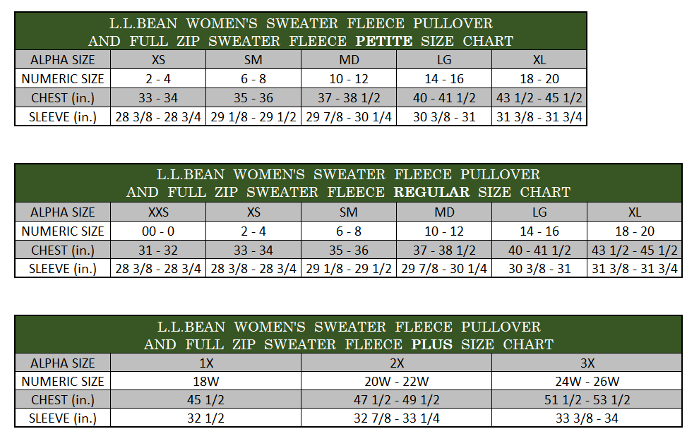 womens ll bean sweater
