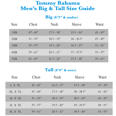 ralph lauren big and tall size guide