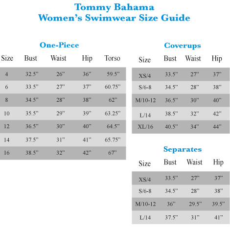 Tommy Bahama Hat Size Chart