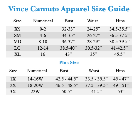 Vince Camuto Belt Size Chart