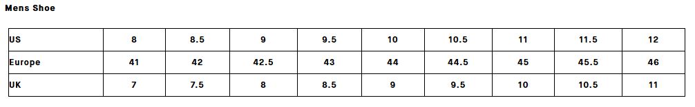 Vince Jeans Size Chart