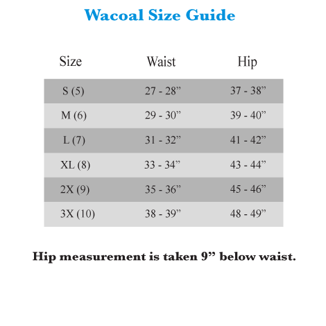Wacoal Size Chart