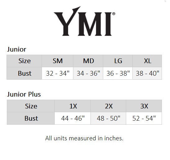 Ymi Size Chart