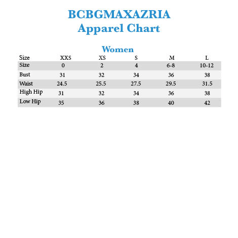 Bcbgmaxazria Dress Size Chart