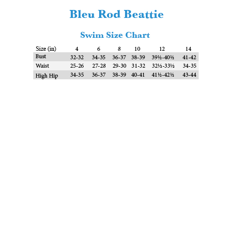Bleu Rod Beattie Size Chart