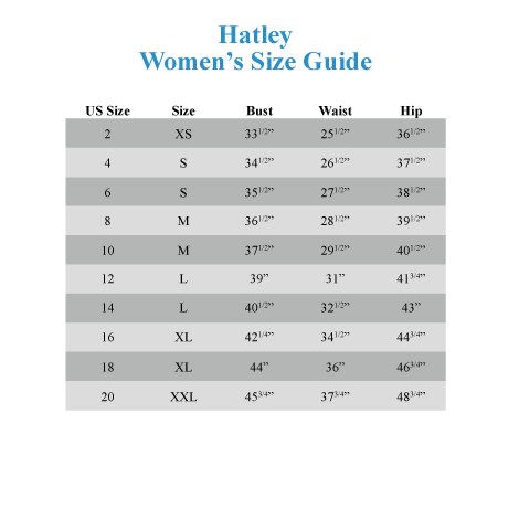 Hatley Shoe Size Chart