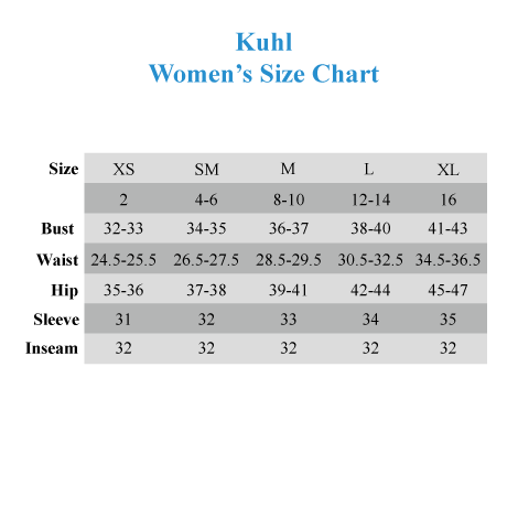 kuhl womens roll pants splash chart leg inch pant khl 32inch khaki zappos vest flight light rapids waves comfort stream