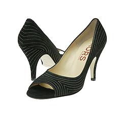 KORS by Michael Kors - Chagall (Black Suede/Ecru Stitch)   Manolo Likes!  Click!