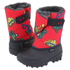Tundra Boots Kids Teddy 4 (Toddler/Little Kid) Navy/Red Truck - Zappos ...