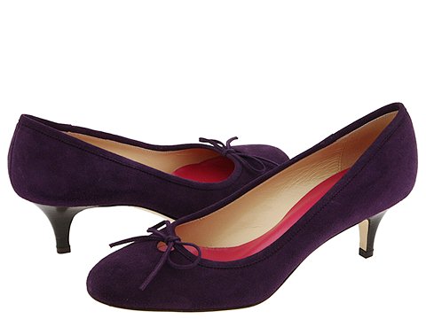 Kate Spade - Cybill (Plum Suede) - Footwear