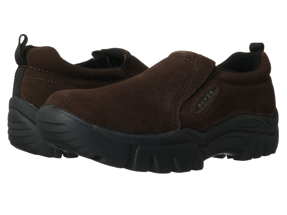 Roper - Performance Slip On (Brown Suede) Mens Slip on  Shoes