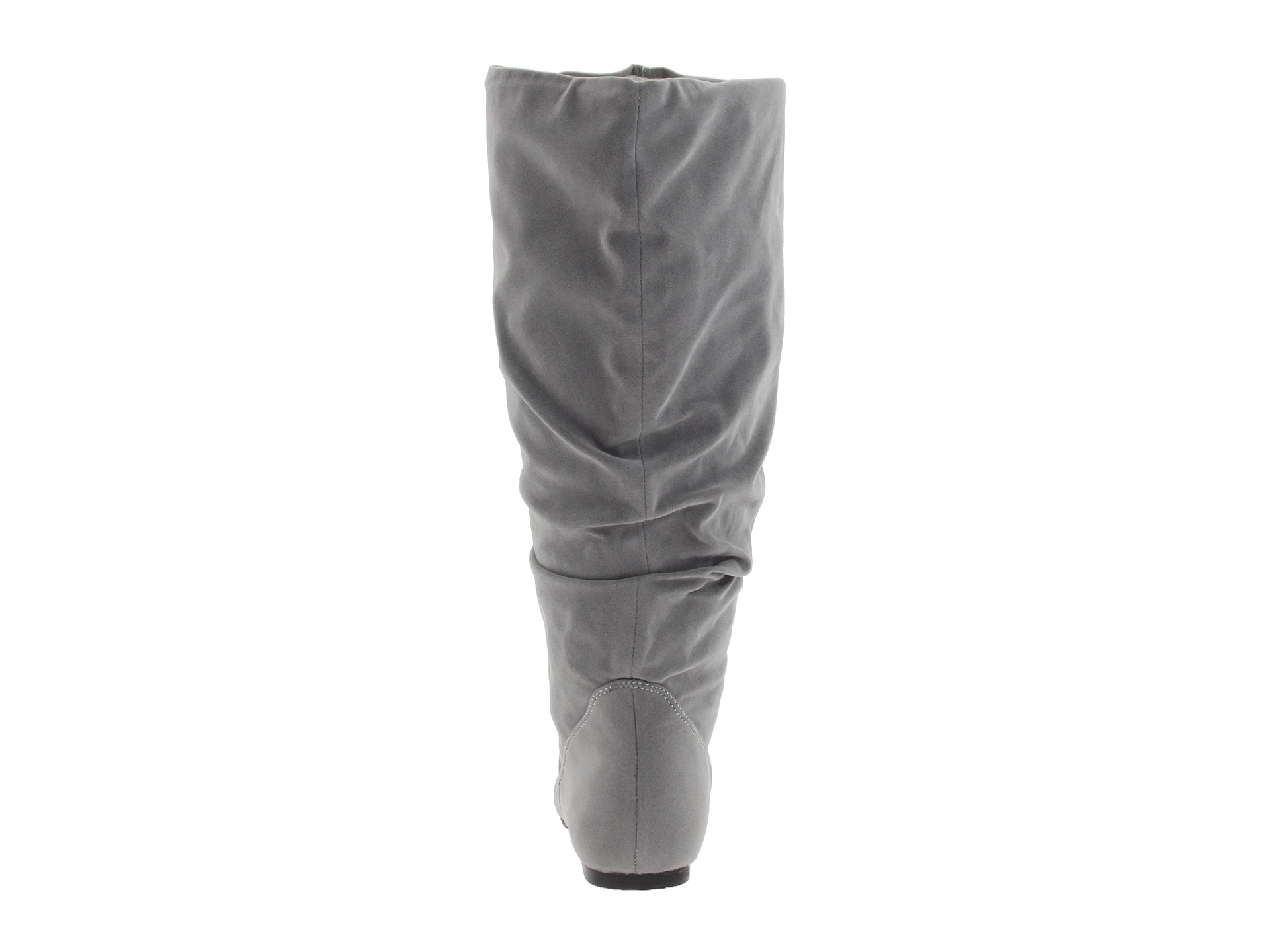 wide width gray boots