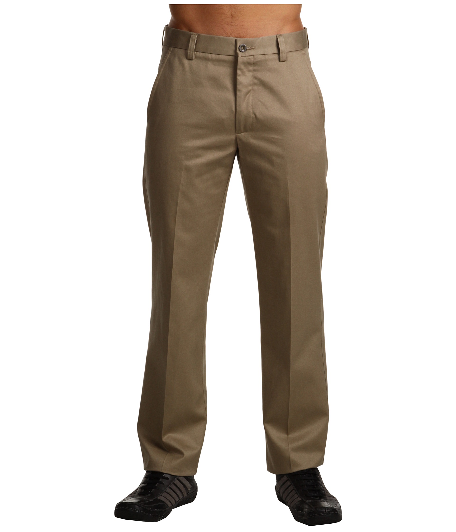 Dockers Men's Signature Khaki D1 Slim Fit Flat Front at Zappos.com