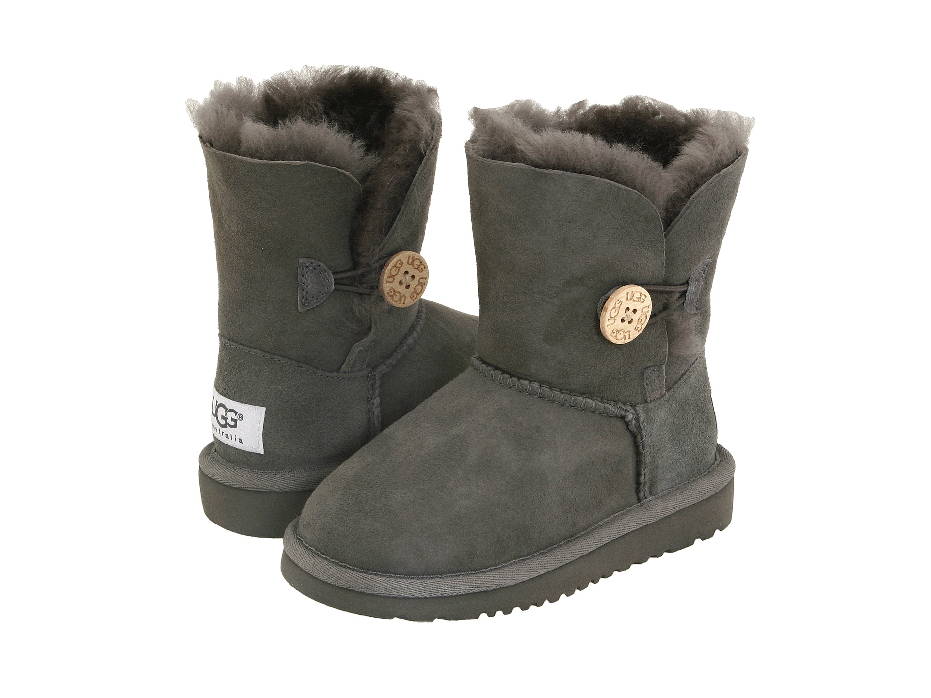 UGG Kids Bailey Button (Toddler/Little Kid) - Zappos.com Free Shipping ...