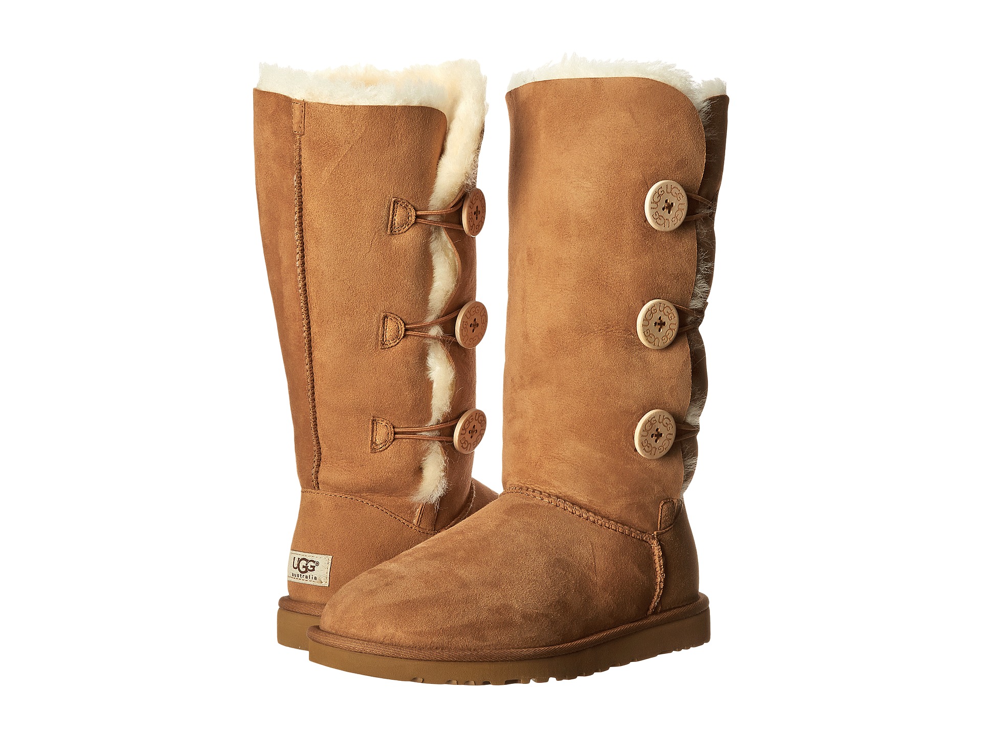 bailey button ugg boots chocolate brown