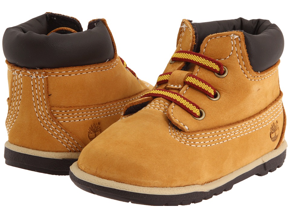 Timberland Kids - 6 Crib Bootie (Infant) (Wheat Nubuck) Boys Shoes