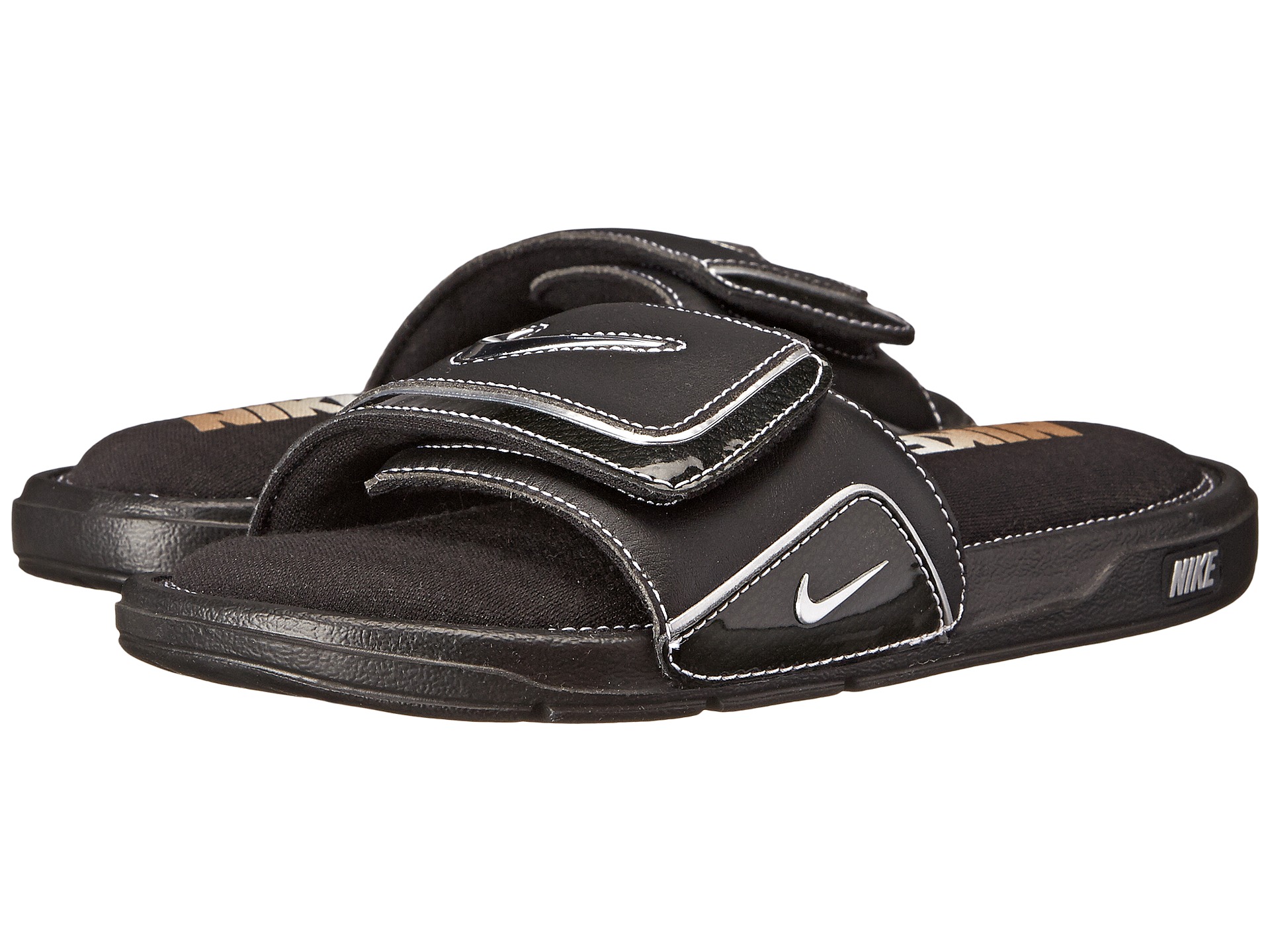 green nike slides