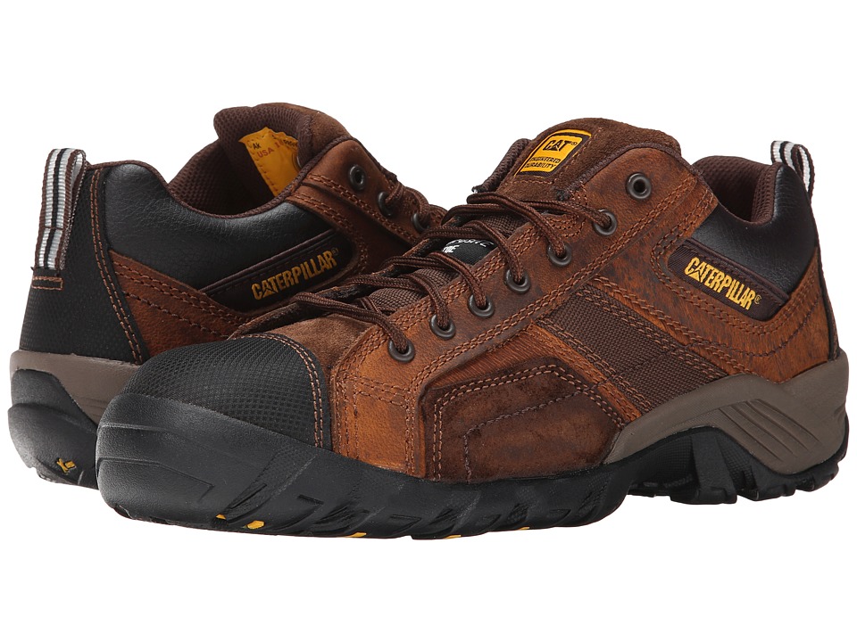 brown caterpillar shoes