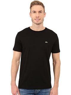 Lacoste Short-Sleeve Pima Jersey Crewneck T-Shirt - Zappos.com Free ...