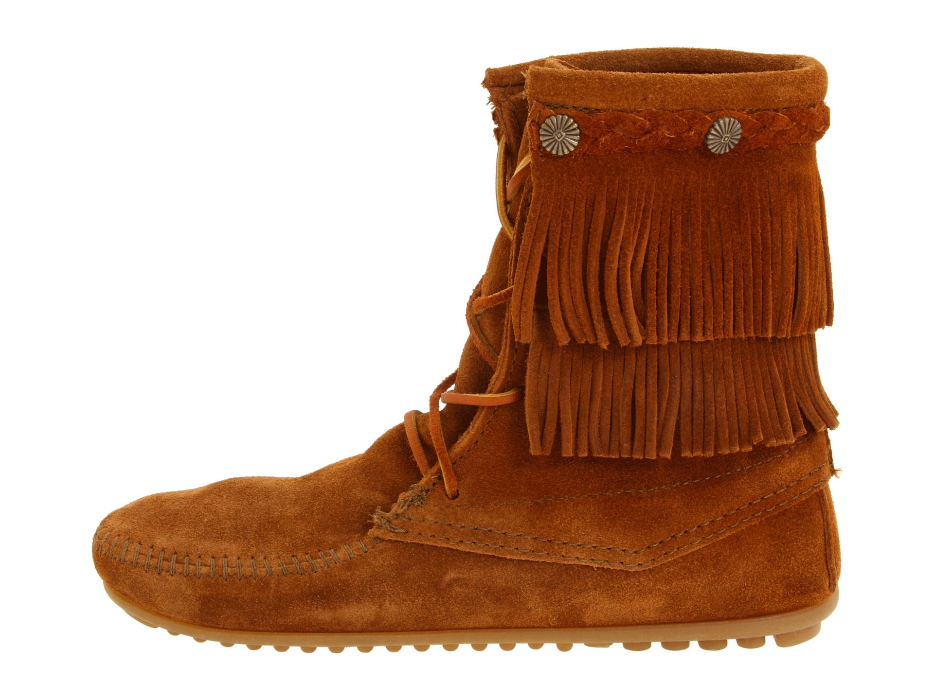 minnetonka double fringe boot