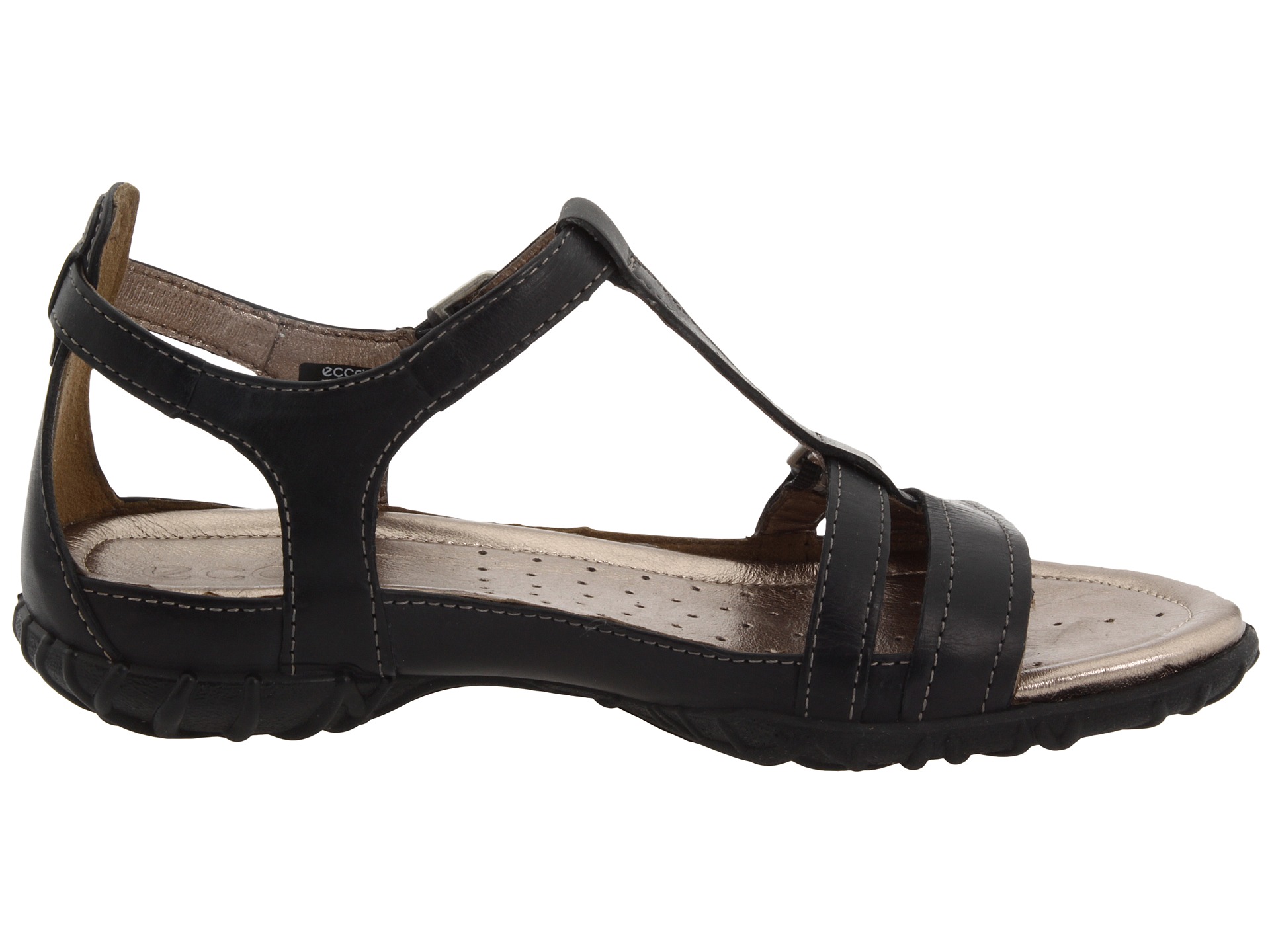 ecco t strap sandals