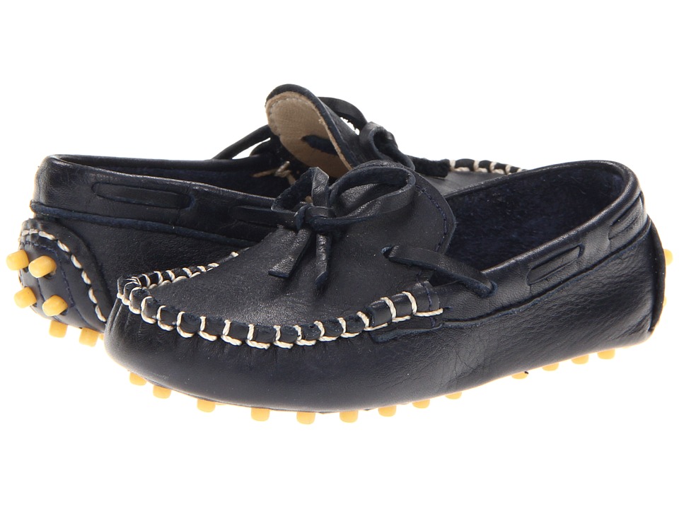 Elephantito - Driver Loafer (Infant/Toddler) (Navy) Boys Shoes