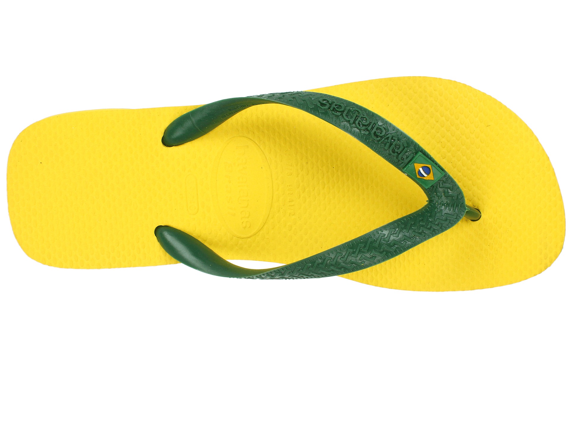 Havaianas Brasil Flip Flops Citrus Yellow - Zappos.com Free Shipping ...