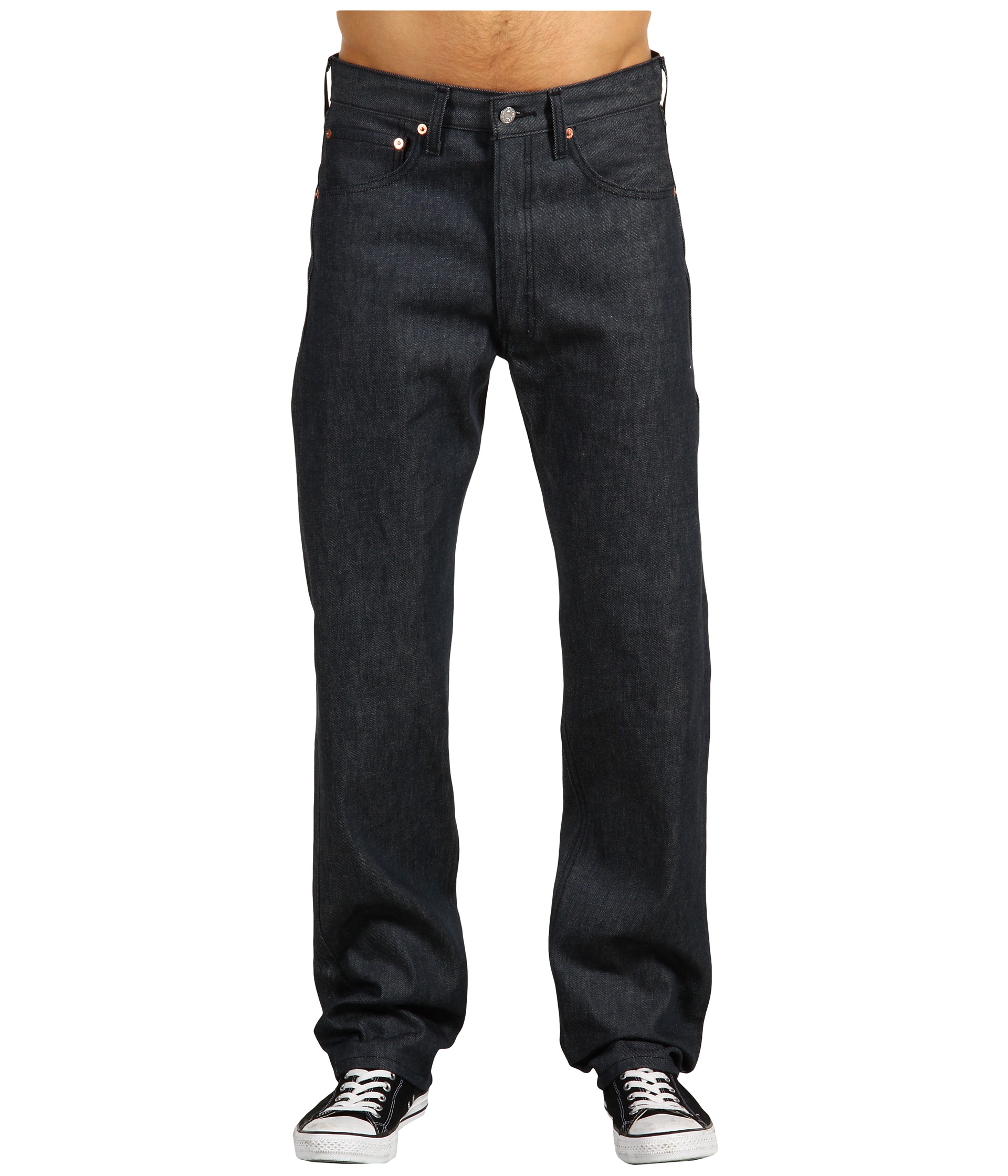 Levi's® Mens 501® Original Shrink-to-Fit Jeans Dark Grey Shrink To Fit ...