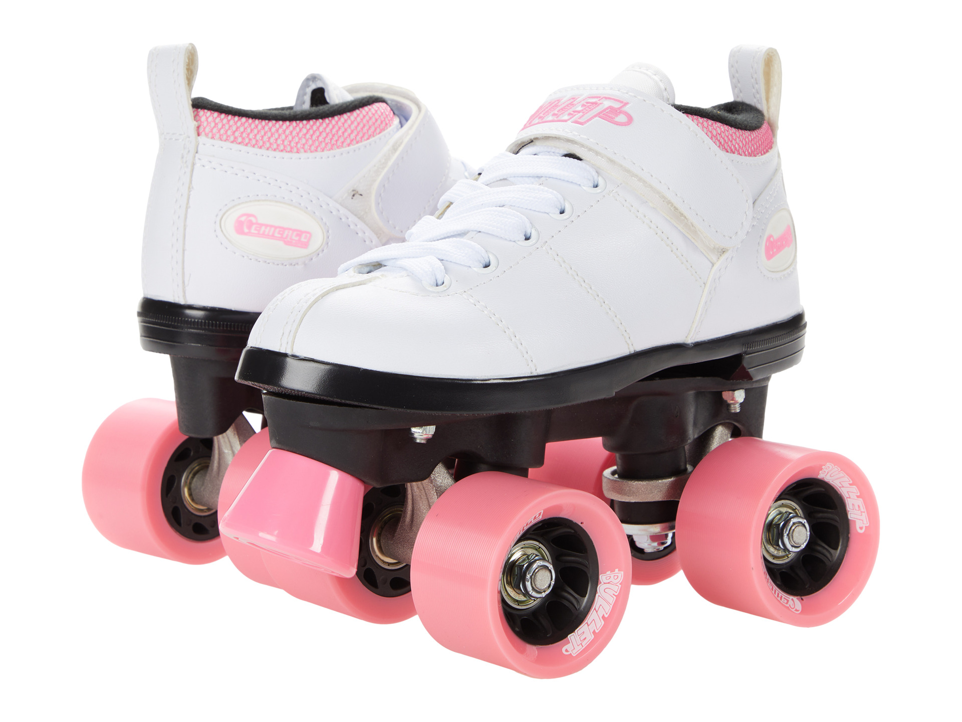 Chicago Bullet Damen Speed Rollschuh - Weiß Mit ABEC-1 Lagern