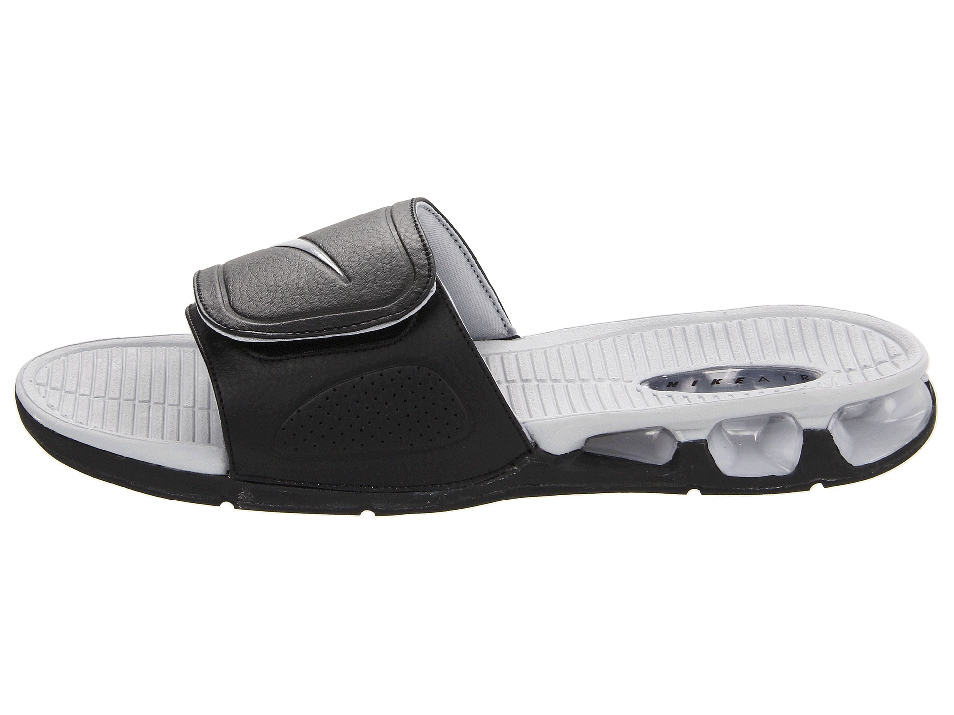 nike slides with the air bubble