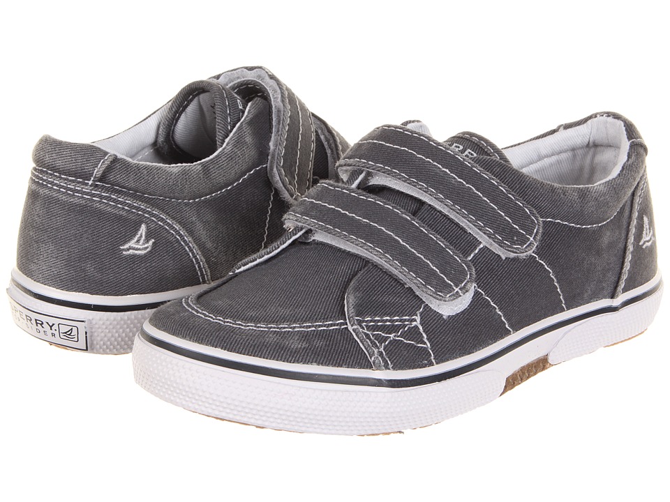 Sperry Kids - Halyard HL (Toddler/Little Kid) (Navy Saltwash Canvas) Boys Shoes