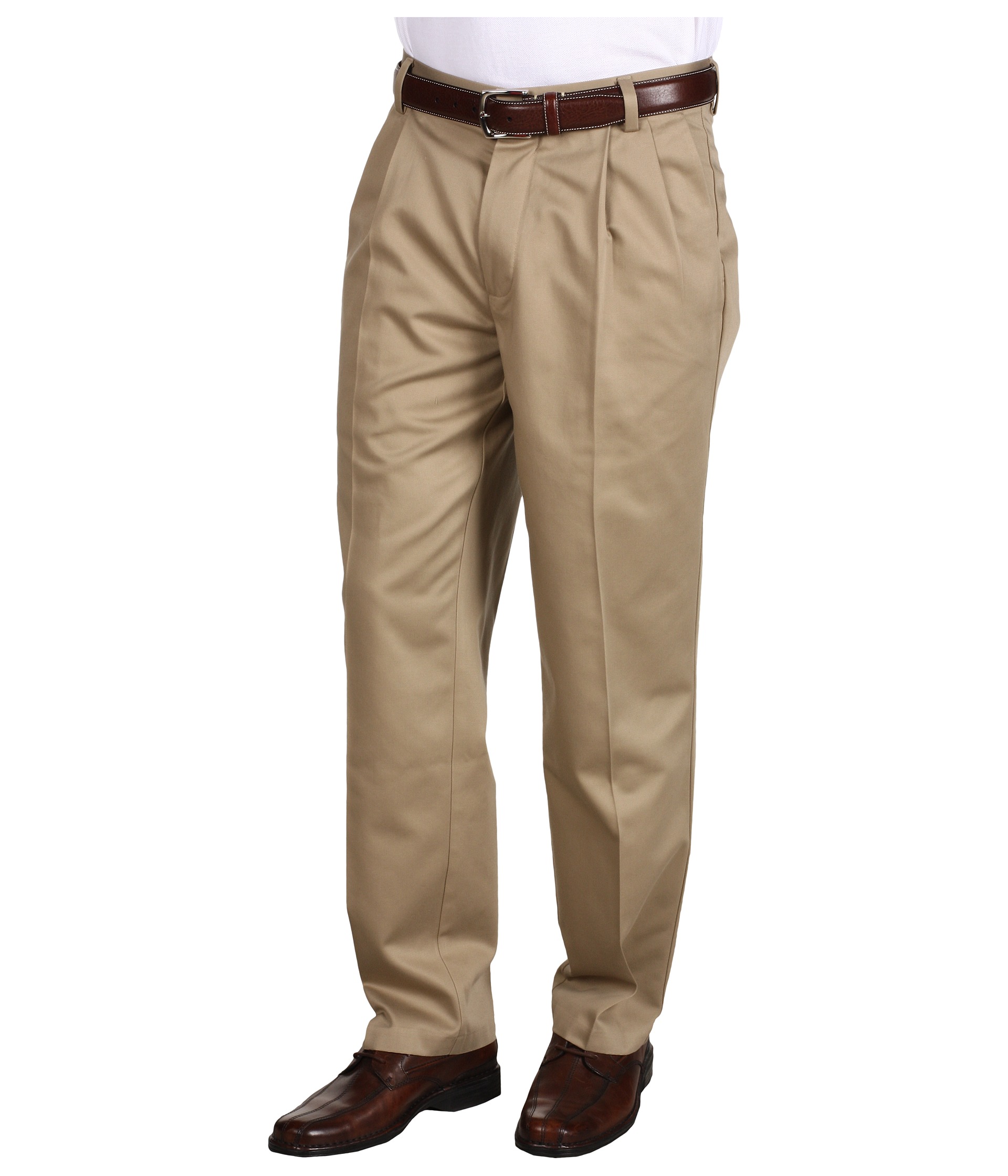 Dockers Men's Never-Iron™ Essential Khaki D3 Classic Fit Pleated at ...