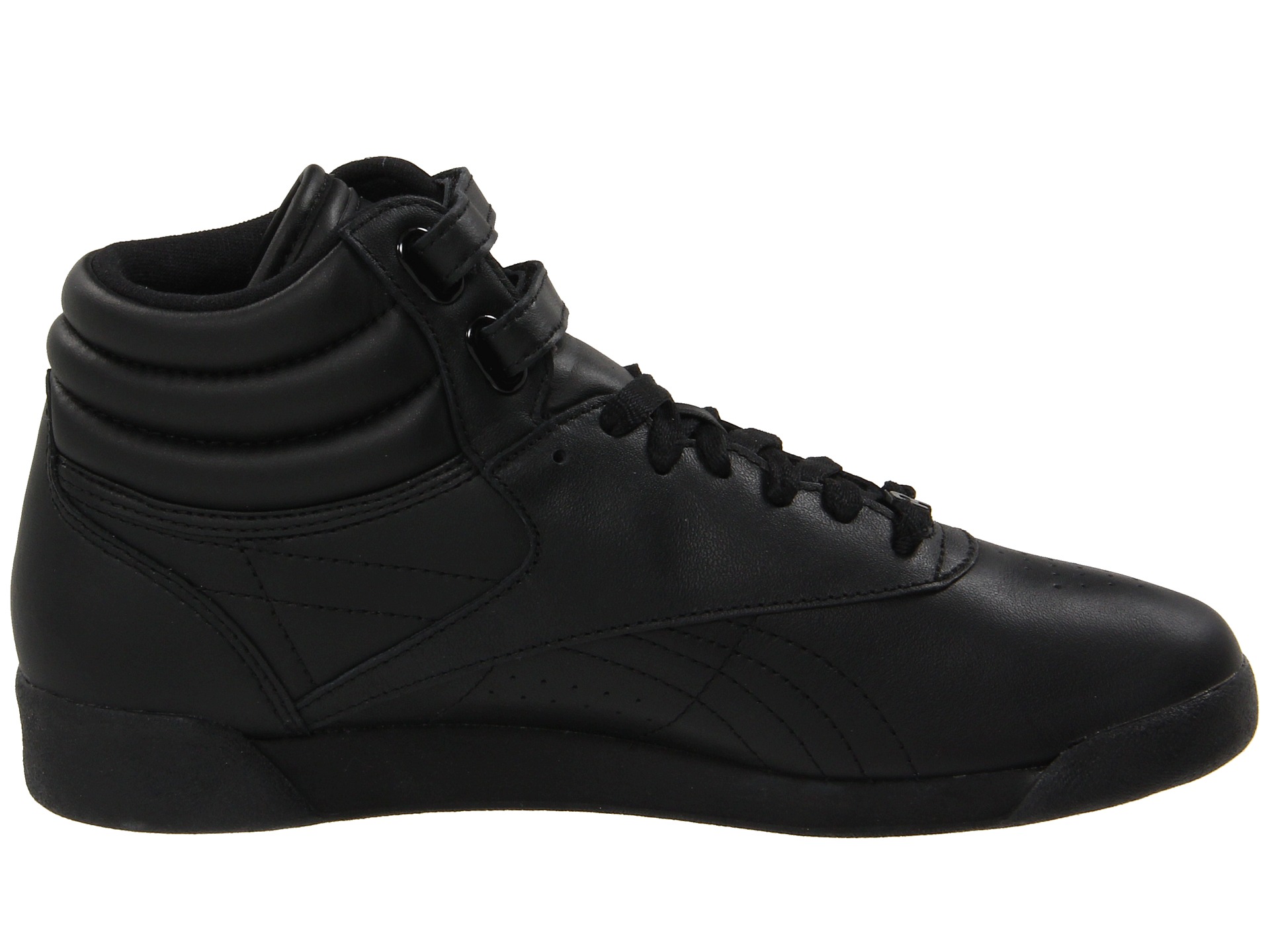 reebok freestyle hi black