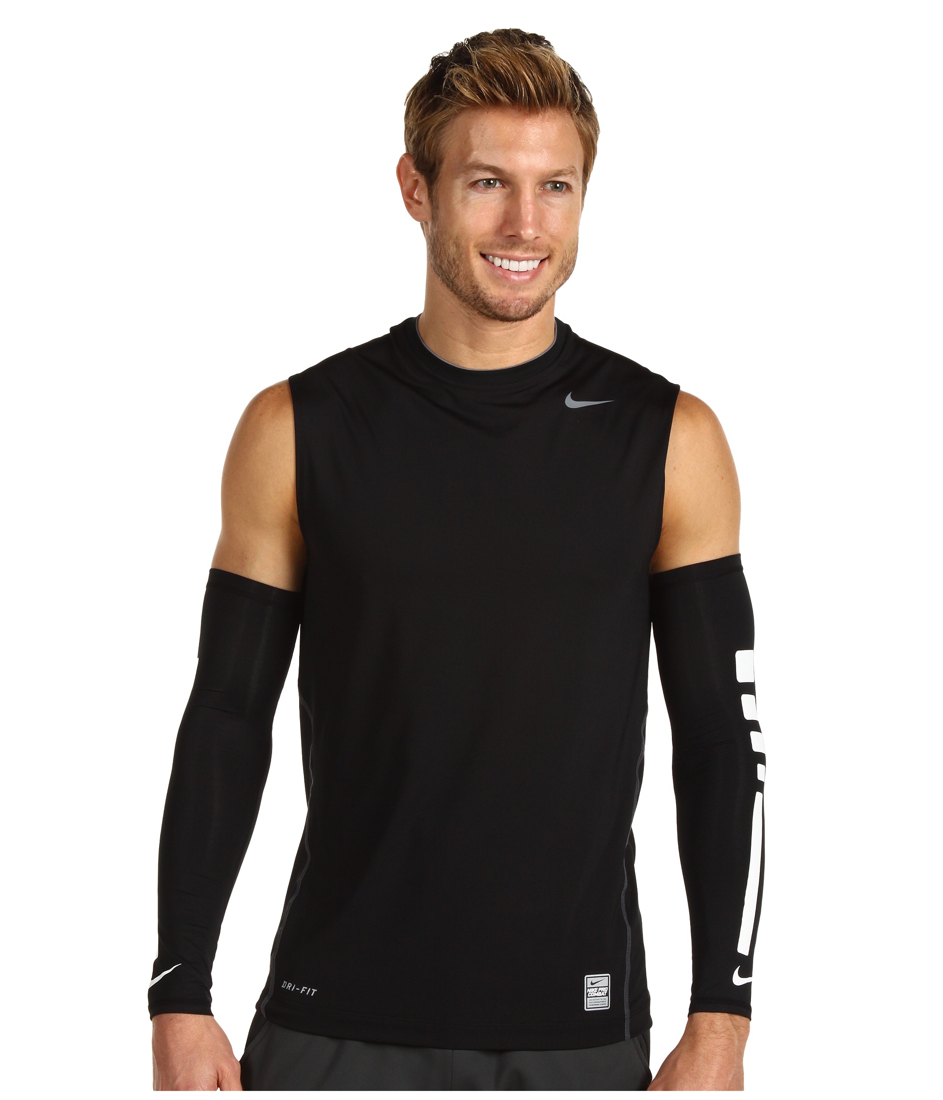 white nike basketball sleeve