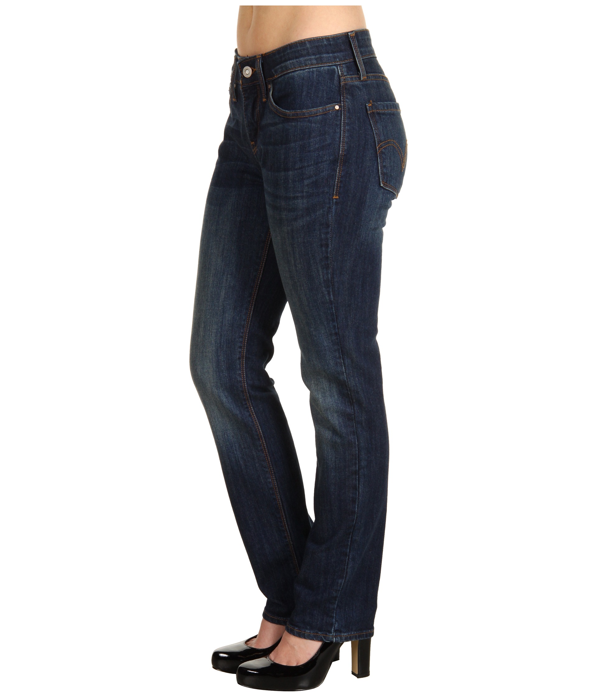 levi's women's 525 perfect waist straight jeans