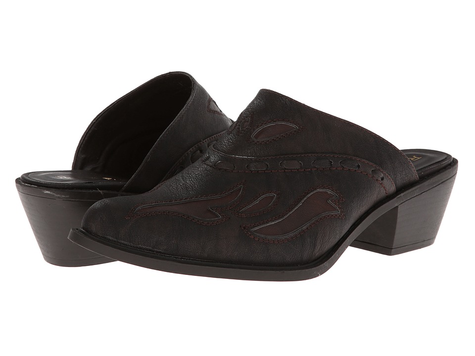 Roper - Rockstar Interlace Mule (Brown) Cowboy Boots