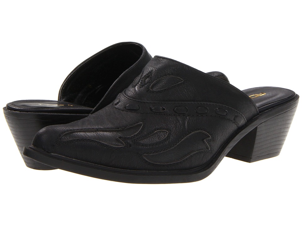 Roper Rockstar Interlace Mule (Black) Cowboy Boots