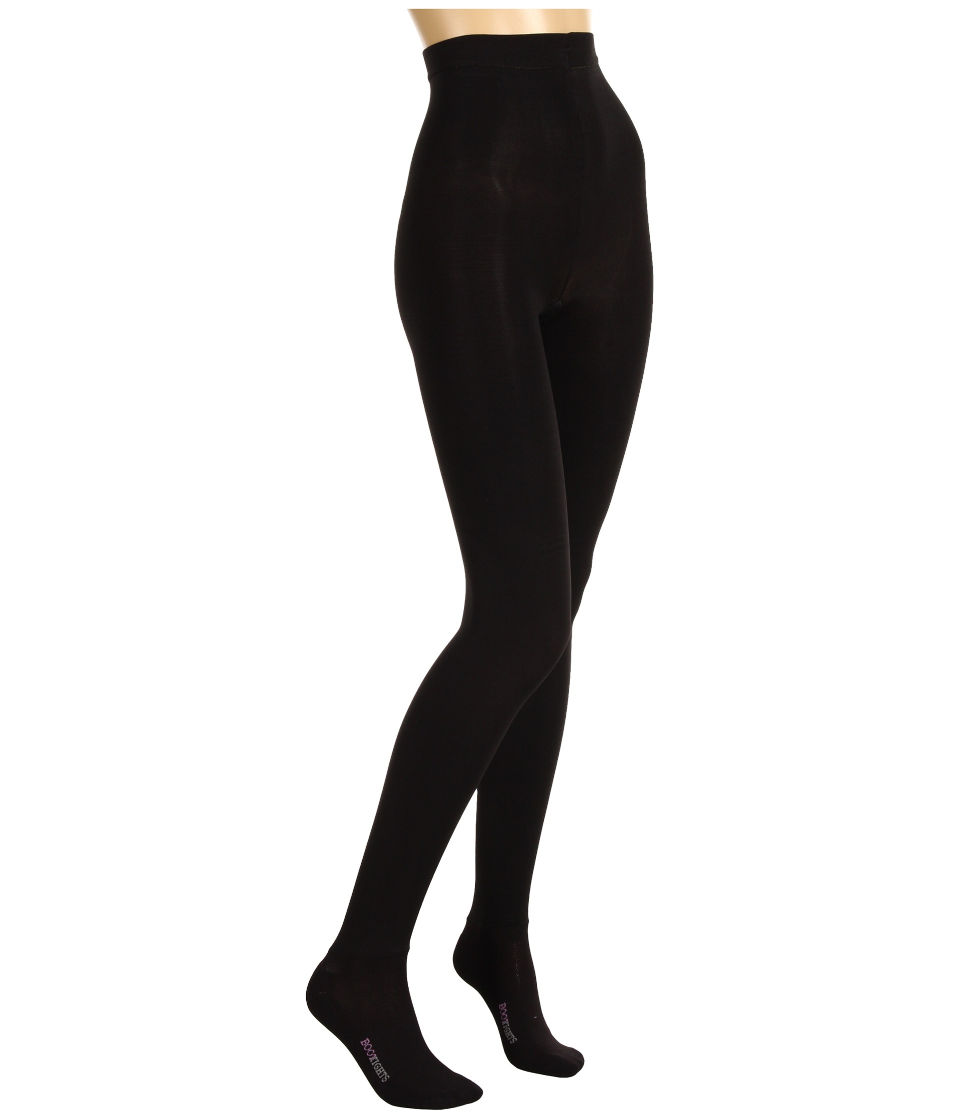 BOOTIGHTS Opaque Full-Body Shaper Tight/Ankle Sock - Zappos.com Free ...