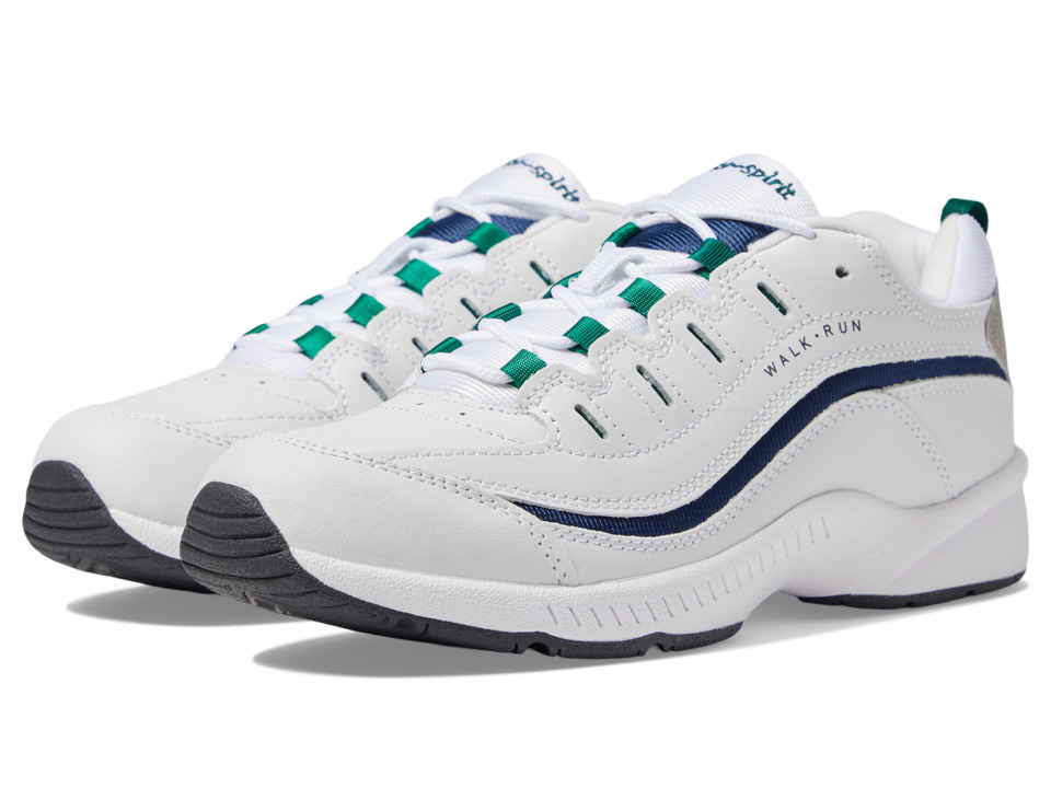 Easy Spirit Romy (White Multi Leather) Walking Shoes