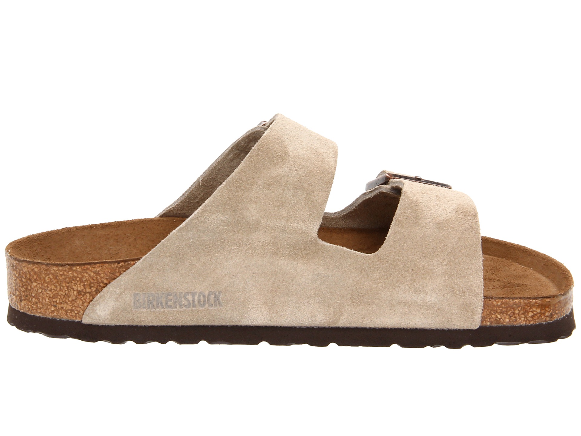 birkenstock arizona soft footbed suede light blue